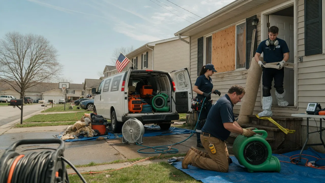 Water Damage Restoration in Gladstone, IL near me